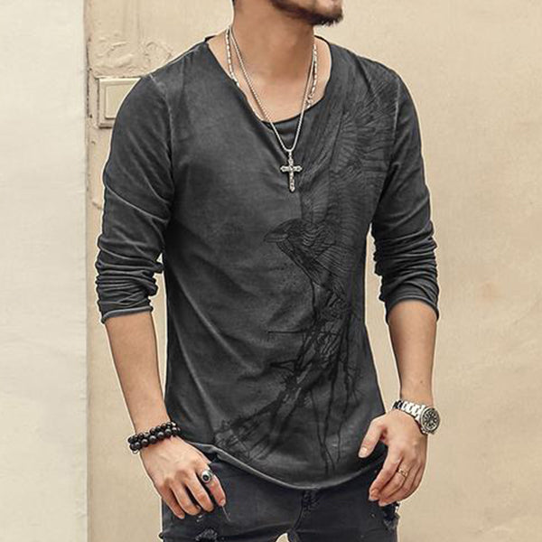 Retro Washed Eagle T-shirt by Altaes Design