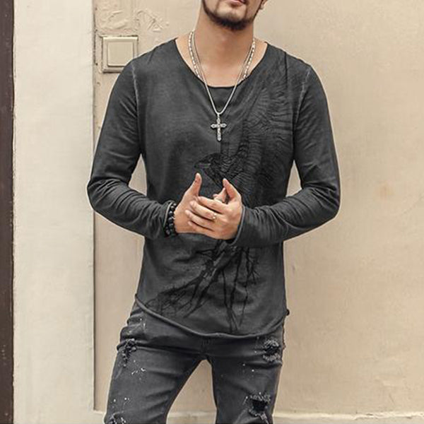 Retro Washed Eagle T-shirt by Altaes Design