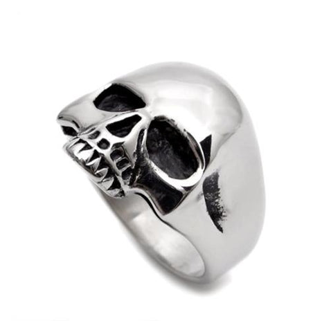 Vintage Silver Skull Ring