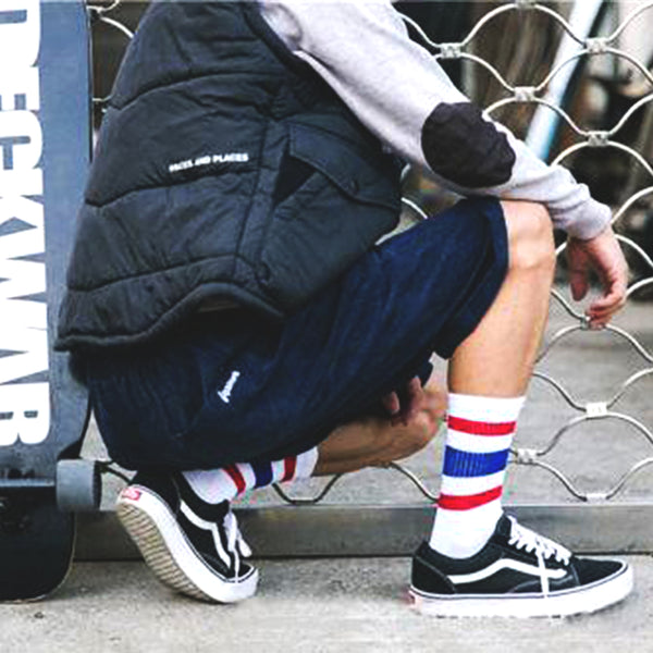 Classic Retro Striped Tube Socks