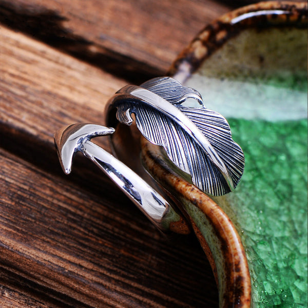 Vintage Silver Resizable Arrow Ring