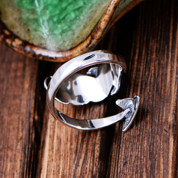 Vintage Silver Resizable Arrow Ring