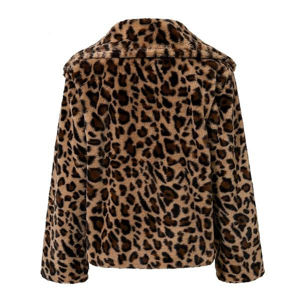 Leopard Faux Fur Coat by Altaes Design